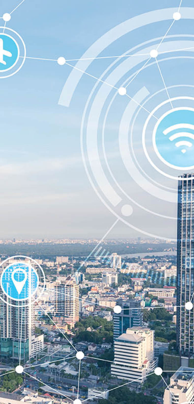 smart city and wireless communication network, IoT(Internet of Things), era of internet, internet of every things, internet in every day lifes